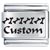 Custom Dog Bones Laser Italian Charm