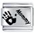 Hand Print Mommy Laser Italian Charm