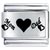 Mom Heart Dad Laser Italian Charm
