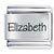 Name Elizabeth Laser Italian Charm