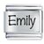 Name Emily Laser Italian Charm
