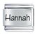 Name Hannah Laser Italian Charm