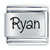 Name Ryan Laser Italian Charm