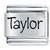 Name Taylor Laser Italian Charm