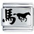 Chinese Year Of The Horse Laser Italian Charm