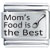Family Mom'S Food Is The Best Laser Italian Charm Bracelets