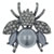 Gray Bumble Bee Pearl Brooch