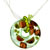 Pale Green Round Necklace