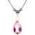 Pink Teardrop Necklace
