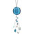 Multi Dangle Round Blue Murano Glass Necklace