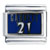 Nba Garnett #21 Licensed Italian Charm