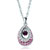 Pink Clear Made Swarovski Crystal Angel Teardrop Dangle Red Crystal Pendant