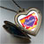 Gold Plated Valentine'S Day Custom Hearts Photo Heart And Flower