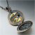 Gold Plated Egyptian Eye Of Horus Photo Round And Flower Pendant