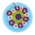 Millefiori Blue Murano Glass Pendant
