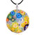 Multicolor Round Millefiori Pendant