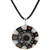 Black White Millefiori Pendant