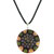 Black Multicolor Millefiori Pendant