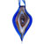 Blue Swirl Dichroic Glass Pendant