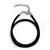 18 Inch Black Velvet Rope Necklace