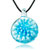 Round Shape With Beautiful Flower Pattern Pendant