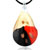 Tricolor Teardrop Murano Glass Pendant
