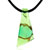 Baby Green Blade Murano Glass Pendant