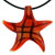 Red And Gold Star Pendant