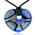 Blue And Gold Heart Pendant