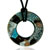 Blue And Chocolate Murano Glass Pendant