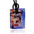 Purple And Gold Square Murano Glass Pendant