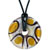 Purple Gold Round Pendant