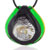 Silver Foil Green And Black Pendant