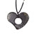 Silver Speckled Heart Shape Pendant