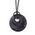 Black With White Waves Pendant