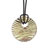 Round Champagne Yellow And Brown Pendant