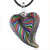 Multicolored Heart Pendant