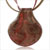 Multicolored Turquoise Glittered Pendant