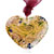 Golden Heart Murano Glass Pendant