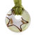 Champagne And Pearl Round Murano Pendant