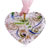 Pink Basso Relievo Heart Murano Pendant
