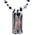 Brown Rectangle Murano Pendant