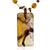 Amber And Brown Rectangle Murano Pendant