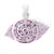 Mother Of Pearl Red Pendant
