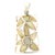 Mother Of Pearl Yellow Flower Pendant