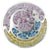 Mother Of Pearl Blue Mosaic Lizard Pendant
