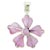 Mother Of Pearl Pink Petal Flower Pendant