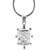 Clear Cz Sterling Silver Pendant