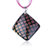 Pink Fused Dichroic Glass Pendant
