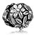 Bright Chrysanthemum Silver Plated Beads Charms Bracelets